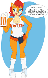 Sally's Part-Time Job by SoraWolf7