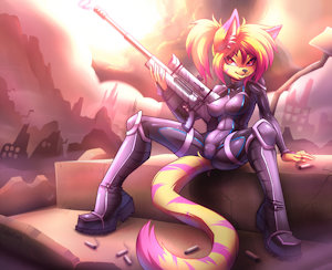 Amy Gungirl YCH by sallyhot
