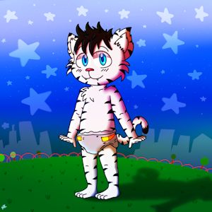 baby cat by ninred97