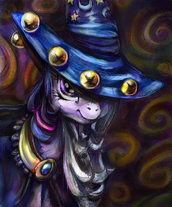 Twilight Sparkle As Starswirl The Bearded by ButtercupSaiyan