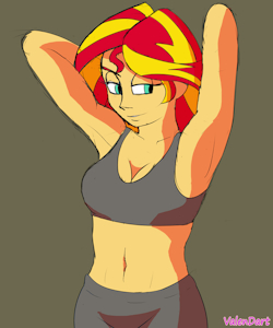 Shimmer pinup by ValenDart