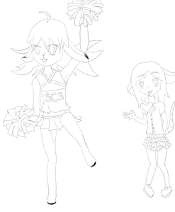 CheerLili and Leaf by lililulu