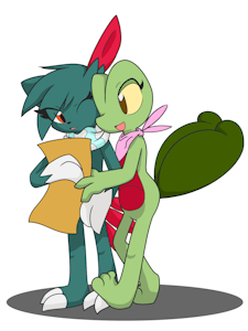 Daiki and Raika by RivvonCat