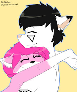 Cas getting a hug by AngelCastiel