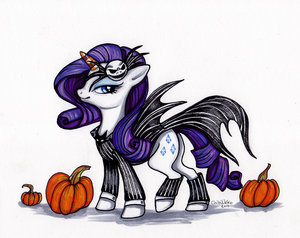 Rarity as Jack Skellington Auction by Chibineko90