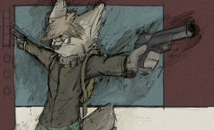 gun slinger by SparaticVoltage