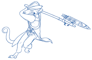 (Commission by Weaselgrease) - Wesker, Hunter of Yharnam by WittyWesker