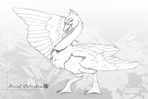 Feral Ariel Refsheet by ArielCelestia