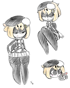 Doodle of a stylish Honowyn by Honowyn