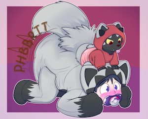 Grunty Poochyenas by ludisluteo