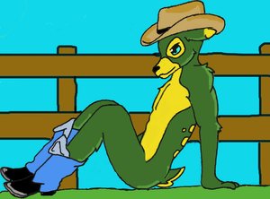 Relaxing on the Ranch by AzureFox08