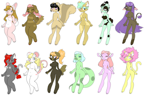 Anthro Adopts (PWYW) by averllovesyou