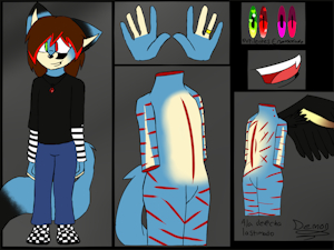 Phin DemonWolf Reference by PhinDemon