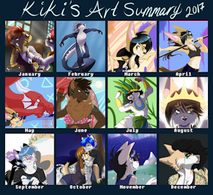 2017 art summary!!! by UrDeerFriend