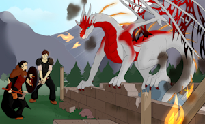 Dragon Battle by paoguu