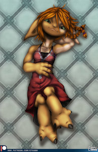 Patreon Pinup ~ November2017 ~ Xexae  ~ Dress by EthanW
