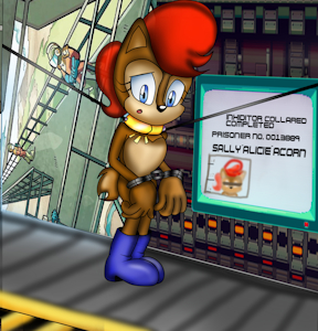 Sally Acorn " visits " Jail Zone by ClassicSatAmSonic