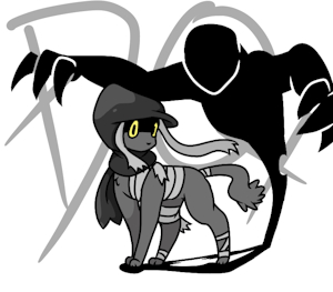 Ghost Eevee Concept by DarkReynard