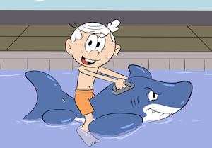 Lincoln Loud's Shark by alkoy