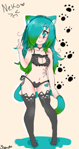 keyhole lingirie by snowchuri