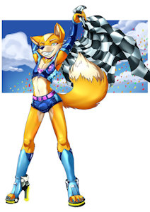 Starfox, Racing Queen by kandlin