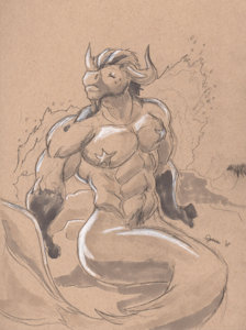 Behold, the majestic MERMOO by Cyran
