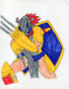 wargreymon old art by anima27