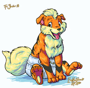 Baby Growlithe by Eventide