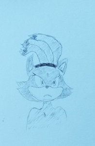 Blaze Head Sketch by MayorHaggar