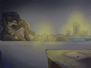 Snug in the tub by Skylights