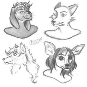 More Head Practice by asuraum