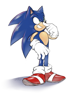 Just a sonic by soina