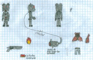 Fire Teddy: Model by KoRnRULE23