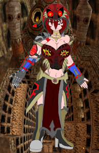 Megan Keri Loyahl (One of my friend's Zelda OC) by DCJtheICON1