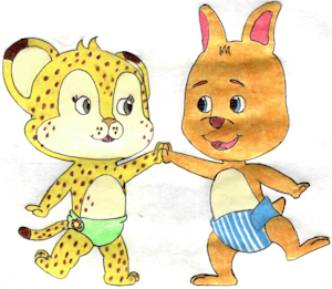 Word Party Kip and Franny by BlazeHeartPanther