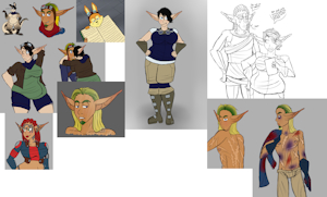 ALL My Jak and Daxter Art by UncommonAura