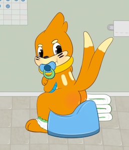 [C] Potty training Buizel by UniaMoon
