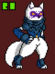Alopex pixel art by RandomObliquity