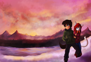 Snowy Dusk by MktW