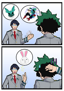 Tenya's Observation (Rabbit Deku). by RaxkiYamato