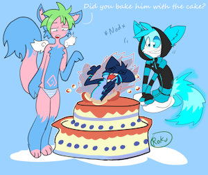 HAPPY BURNDAY VOIDSHARK by Rokuhokage