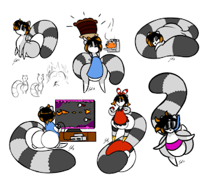 Lil' Wobbles - Ember by GrayscaleRain