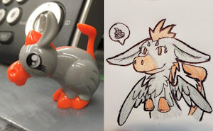 ''Look I got a DAD in my kinder suprise!'' by PocketChance
