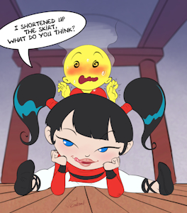Kimiko Stretching by SoulCentinel