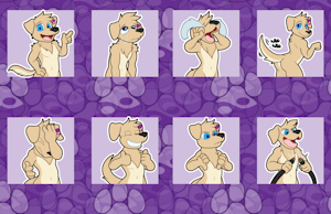 Soul Doggie stickers! by Cake
