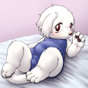 School Swimsuit Puppy by TsuchinokoDASH