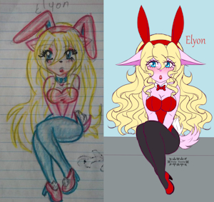 Re draw - Elyon Rosette by YulyYanty
