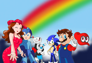 Mario Odyssey Jump Up Super Star by AngelDeLaVerdad