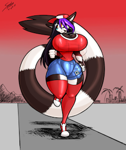 Commission - Out For A Jog by GrayscaleRain