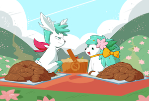 *Scat Warning* Shaymin Picnic by KeyLime